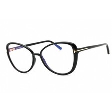 Tom Ford Women's Eyeglasses Shiny Black Injected Propionate Frame FT5907-B 001