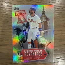 Bryce Harper #HA-7 Prices | 2023 Topps Home Field Advantage 