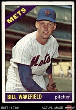 1966 Topps #443 Bill Wakefield Mets 1.5 - FAIR