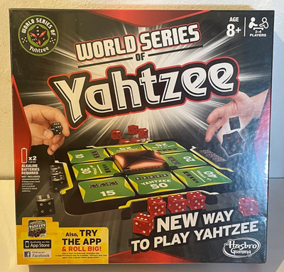 YAHTZEE Elektronisches Brettspiel World Series 2012 Edition Hasbro Sealed Box