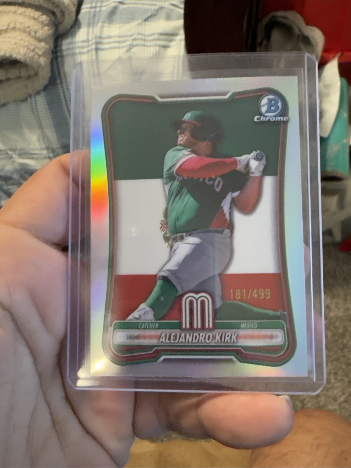 2026 Bowman Chrome #WBC-46 Alejandro Kirk WBC Flag #/499