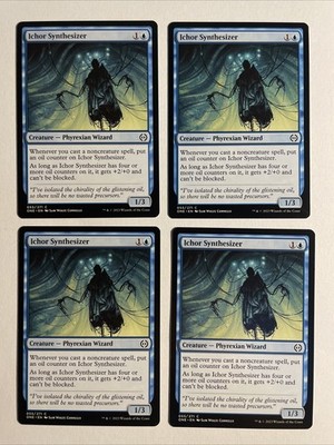 4x Mtg Phyrexia All Will Be One Ichor Synthesizer NM/M Magic The Gathering