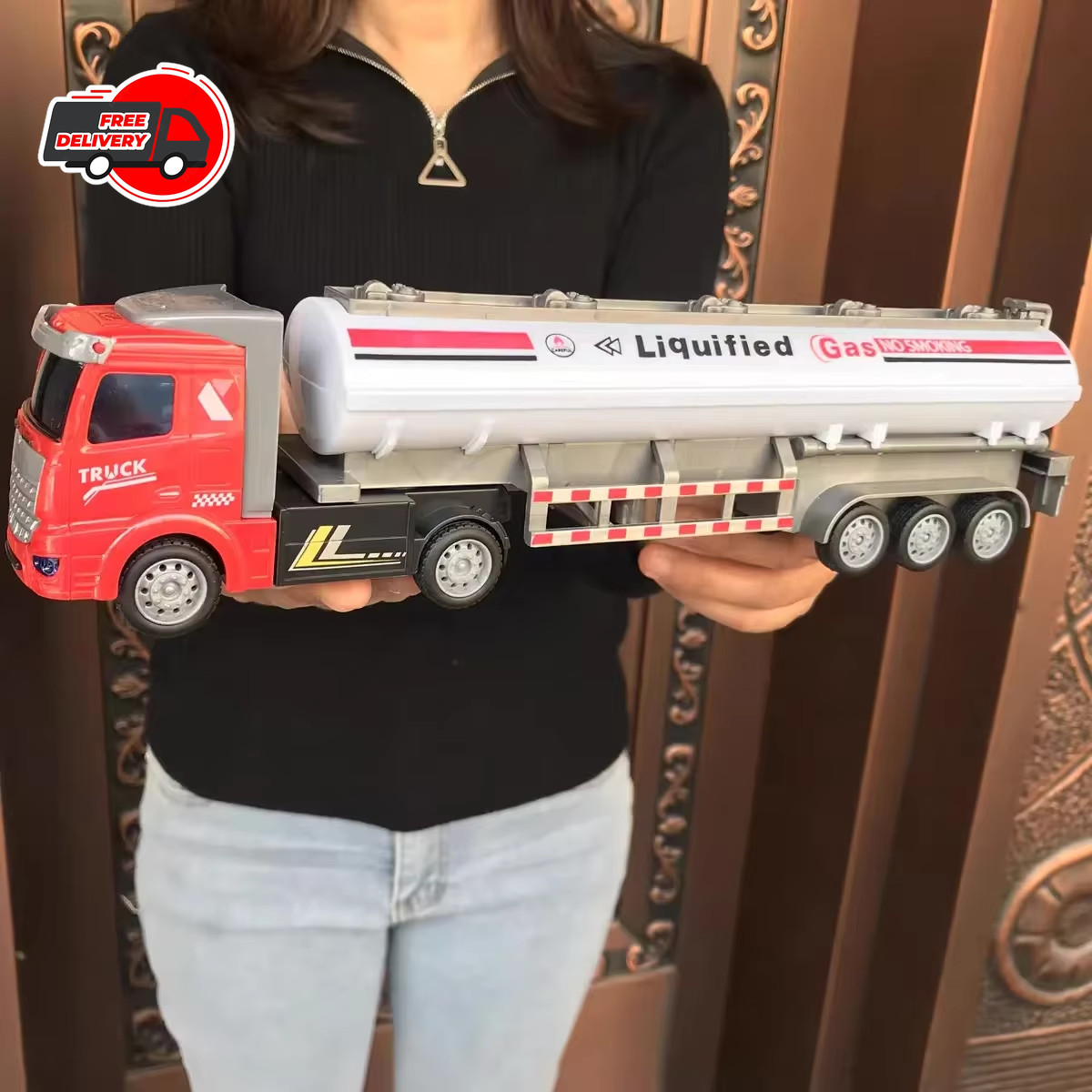 1/48 Rc Truck Heavy-Duty Toy Cars Trucks Remote Control Semi-Trailer.