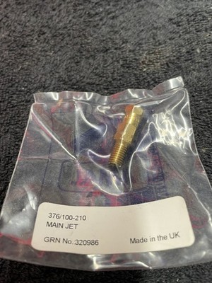 ORIGINAL AMAL MONOBLOCK 375 376 389 CONCENTRIC MK1 MK2 MAIN JET 376/100 GRÖSSE 2100