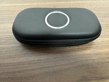 Rubberized Nylon Black And Silver Carrying Case For Sony PSP 1000 2000 0E