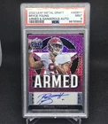 2022 leaf metal Draft Bryce Young armed & dangerous pink mojo 1/7 psa 9