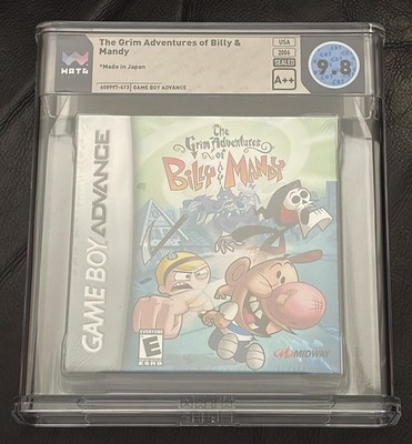 Grim Adventures of Billy & Mandy WATA 9.8 A++ Nintendo GBA Game Boy