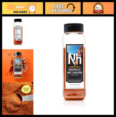 Nashville Hot Chicken Seasoning - Spicy BBQ Rub for Wings, Pork, Shrimp & Steak