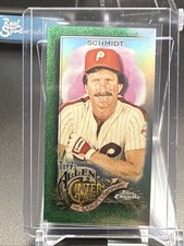 2022 Topps Allen & Ginter Chrome Mini Green Refractor /99 Mike Schmidt HOF
