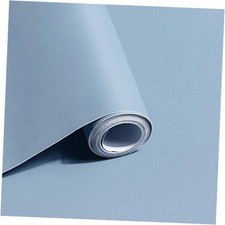  393"x17.7" Grey Blue Peel and Stick Wallpaper Blue 17.7" x 393" Blue,Grey