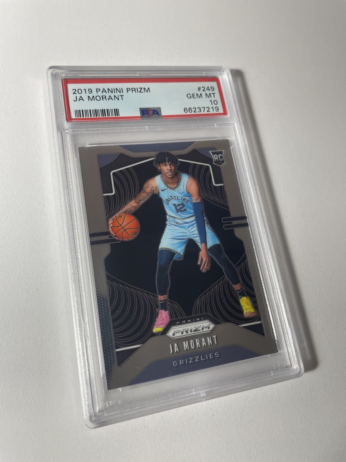 2019 Panini Prizm - Rookie Ja Morant #249 Rookie (RC) Grizzlies