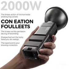 YONGNUO YN200 II Portable TTL High-Speed Speedlite 200W 1/8000s HSS Flash Light