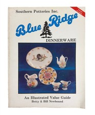 Vtg 1989 Blue Ridge Dinnerware Illustrated Value Guide Book Betty Bill Newbound