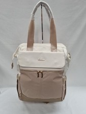 LOVEVOOK Laptop Bag Backpack Beige & Cream Fit 15.6"Laptop Multi Pockets