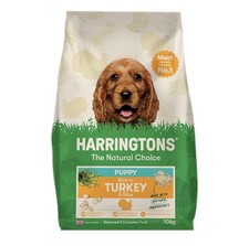 Image of Harringtons Complete Puppy Dry Dog Food Turkey & Rice 10kg Made with All Natural