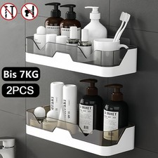 2x Badezimmer Duschablage Badregal Duschregal Duschkorb ohne Bohren Ablagekorb