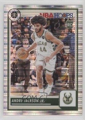 2023-24 Panini NBA Hoops Premium Stock Pulsar Prizm Andre Jackson Jr #67 8d2