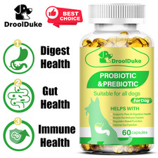 Probiotics for Dogs- Digestive Enzymes Gut Flora With Pumpkin Dog Gut Health