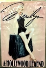 8x12 Tin Sign Marilyn Monroe sexy blonde actress lingerie hollywood legend A4