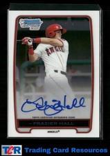 2012 Bowman Chrome #BCA-FH Frazier Hall Prospects Autographs