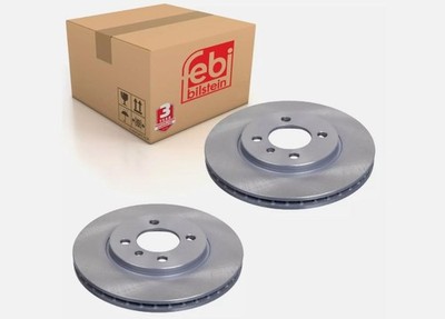Febi 04059 Front Brake Discs x 2 - BMW 316-318i E30 - 34111160915 (PAIR)