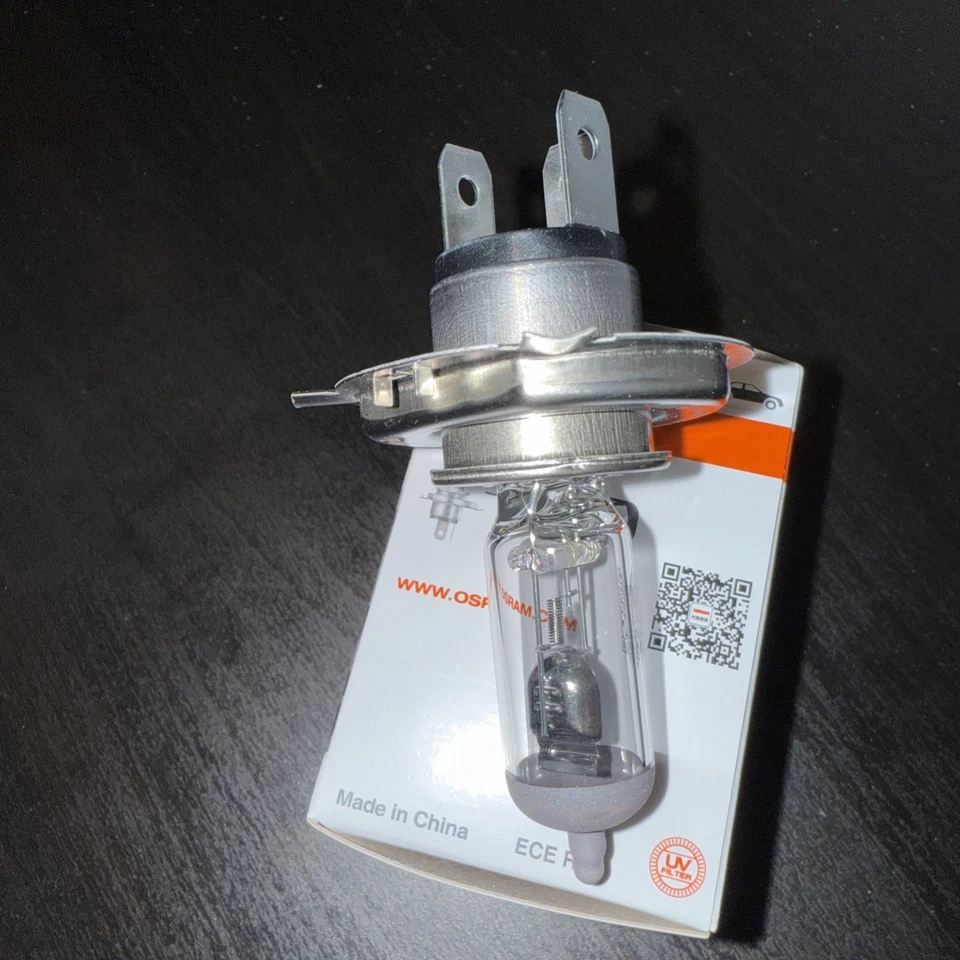 Osram H4 12V 60/55W 64193 P43t Luz Halógena Automática CLÁSICA Bombilla Faro Coche Foto 4 de 4