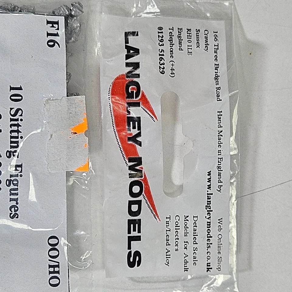 Langley Models F16 10 Standing figures of the 1920's Metal Kit OO/HO Scale Pack. - Image 2 of 4