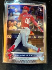 2022 Topps Chrome Update Rookie Simon Muzziotti #USC158 Philadelphia Phillies
