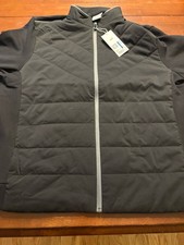 Men  s Puma Golf CLOUDSPUN Fleece Hybrid Jacket XL Midweight 633025 Black