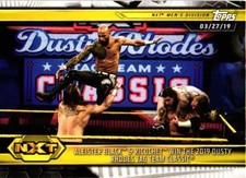 2019 Topps WWE NXT #85 Aleister Black & Ricochet Win the 2019 Dusty Rhodes