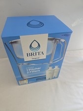 Brita Champlain 10-Cup Water Filter Pitcher  2 Filters, NEW -