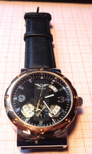 Ältere gebauchte defekte Automatik AU Minoir Gergy Unruhe OK 30