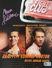 CHUCK PALAHNIUK SIGNED AUTOGRAPHED 8x10 PHOTO AUTHOR OF FIGHT CLUB BECKETT BAS