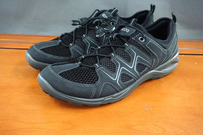 ECCO Terracruise LT Shoes Womens Size 11.5 Black Mesh Drawstring Casual Sneaker
