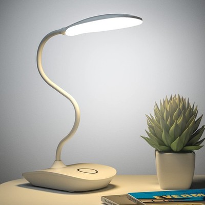LED Desk Lamp Battery Operated Lights Cordless Rechargeable Lamp, Flexible Go...