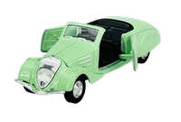 Welly Old Timer 1938 Peugeot 402 Grun 1:34 Die Cast Metal Model Neu Kasten 98877
