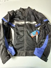 Alpha Cycle Gear Men’s Motorcycle Jacket, Mesh Armor, Waterproof Liner 4XL, NWT