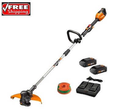 WORX WG184 40V String Trimmer Edger 13in 2 Battery Kit
