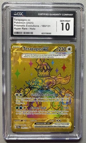 Terapagos ex graded CGC 10 for sale on eBay