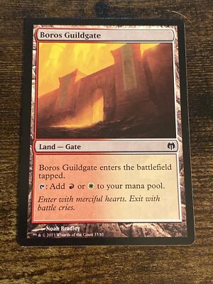 Boros Guildgate 33/81 DD Heroes vs. Monsters MTG Magic The Gathering L10185*