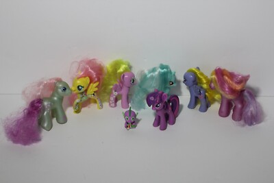 Lot of My Little Pony MLP Flower Wishes Flower Flash Sunsparkle Lily Blossom 3in