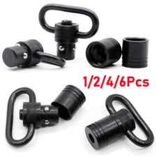 1-6pcs QD Tactical Push Button Sling Swivel Mounts Adapter For Shotgun Gun Rifle