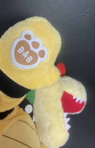 Build A Bear Nintendo Super Mario Bowser King Koopa 16” Plush 2018 Sound Works - Picture 11 of 16