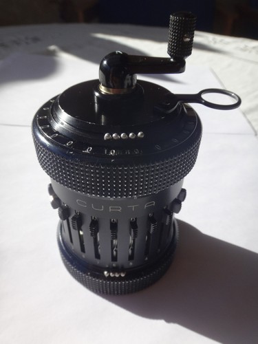 ♕♕♕ RARE - Early CURTA Calculator TYPE II #500421 - VERY GOOD STATE - 1953 ♕♕♕ - Picture 6 of 12