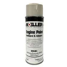Moeller 025461 Johnson Evinrude White Engine Spray Paint 1972 - 1980