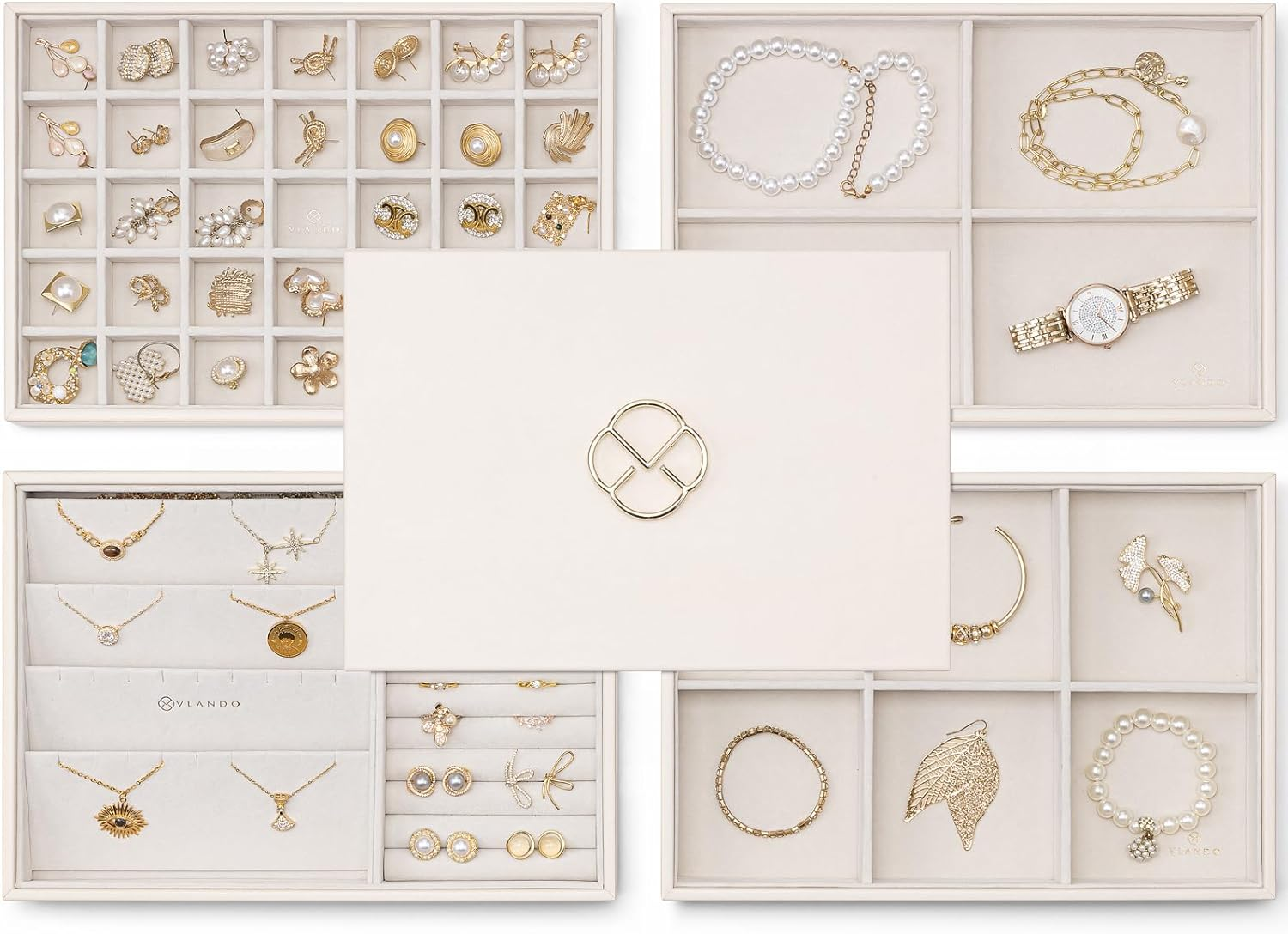 NEW Miller Jewelry Trays Stackable Showcase Display Drawer Organizer Storage- Mu