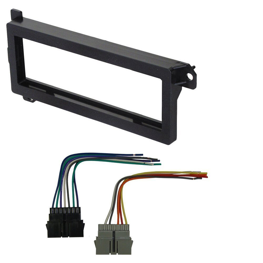 PIONEER MVH-322BT CAR STEREO SINGLE DIN RADIO KIT FOR 1997-2002 JEEP WRANGLER