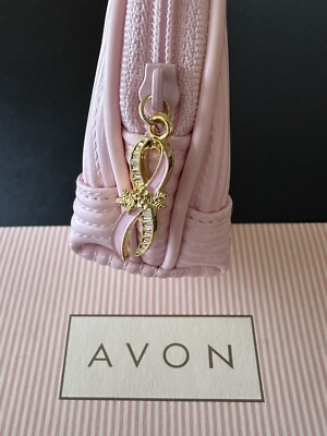 Avon Pink Breast Cancer Awareness Makeup Case NOS