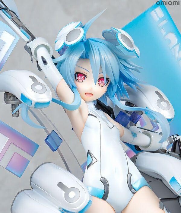 Figure White Heart Hyperdimension Neptunia 1/7 PVC Painted Limited From Japan