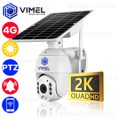 4G Solar Powered Security Camera ULTRA HD 2K Construction